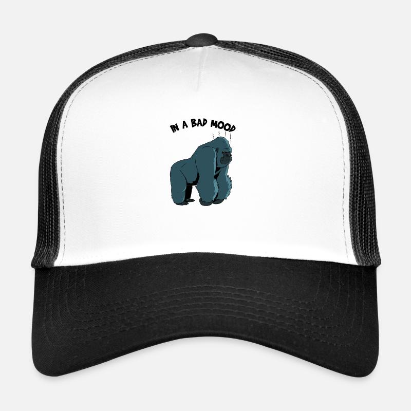 Gorille de mauvaise humeur Casquette trucker 