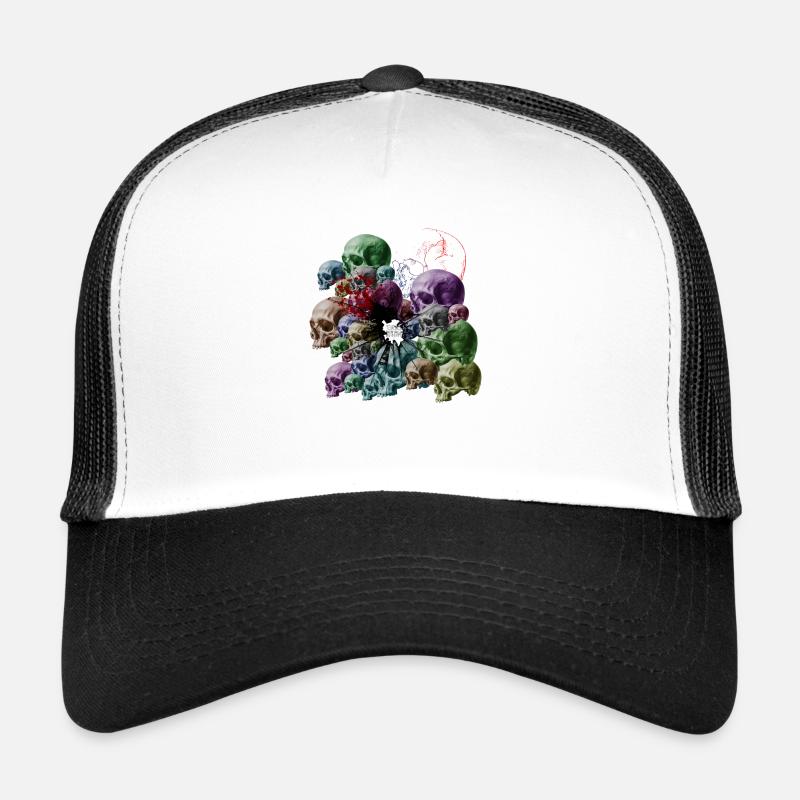 DDD - Casquette trucker - blanc/noir