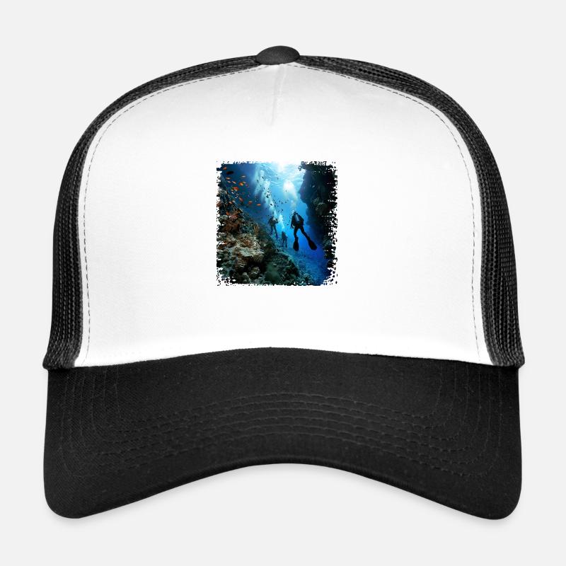 La plongée est un mode de vie Casquette trucker 