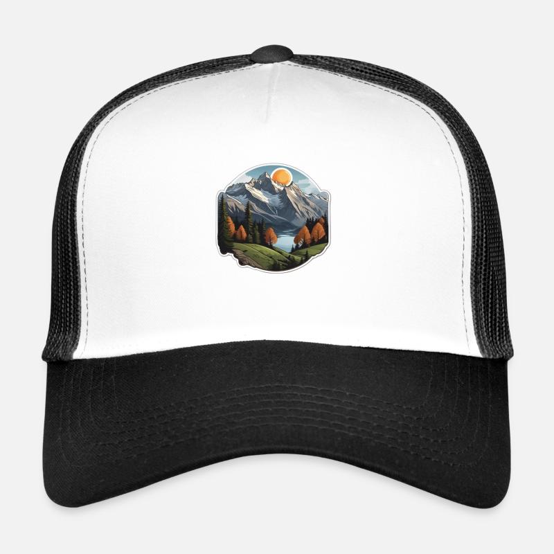 Montagnes suisses Casquette trucker 