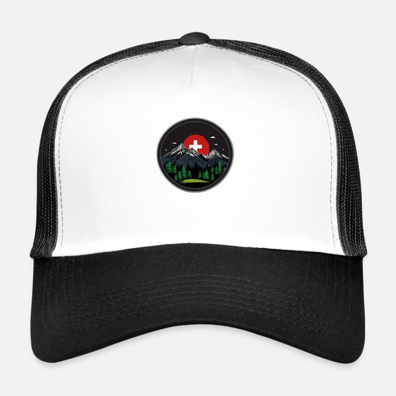 Drapeau suisse Casquette trucker 