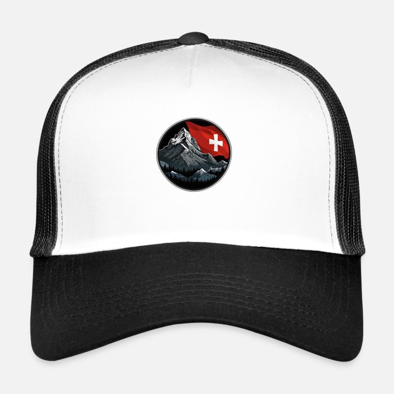 Swiss flag Trucker Cap