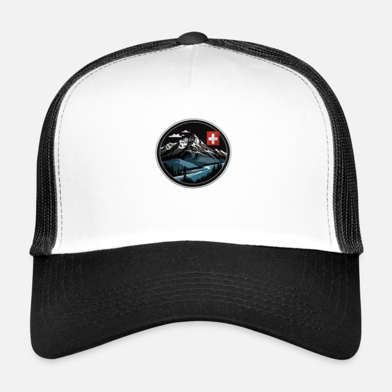 Swiss Mountains Trucker Cap