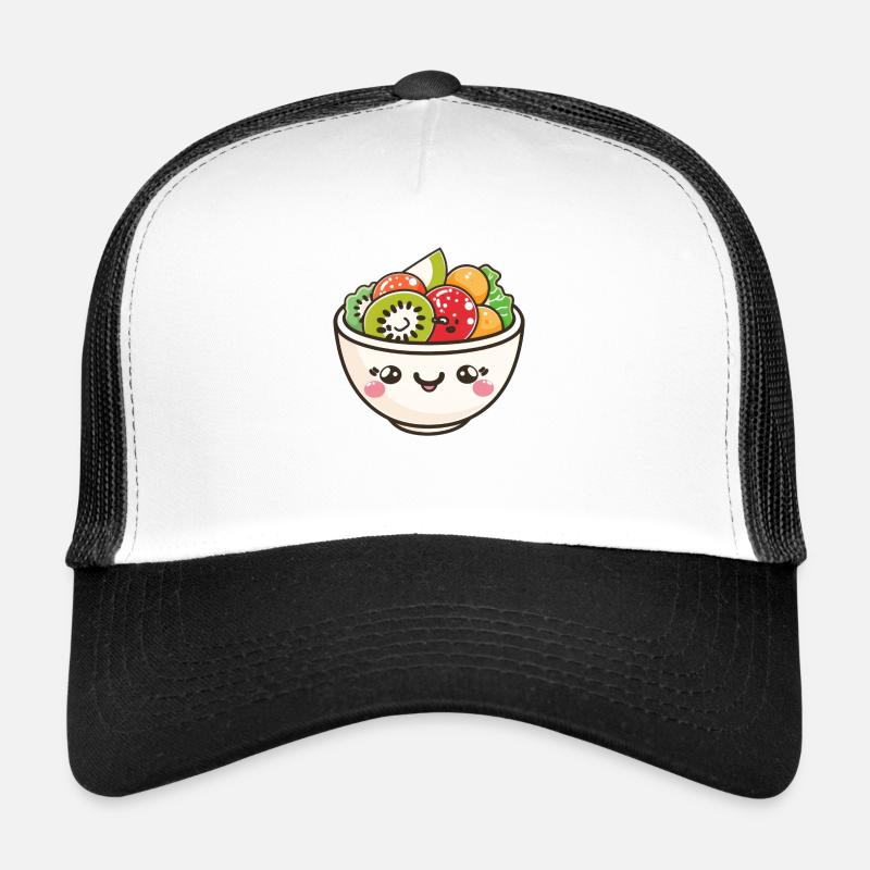 Niedliche Salatschüssel Comic Trucker Cap