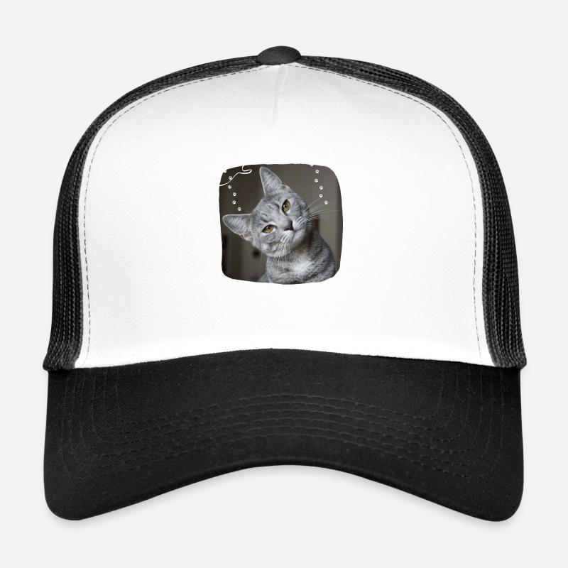 T-shirt chat Casquette trucker 