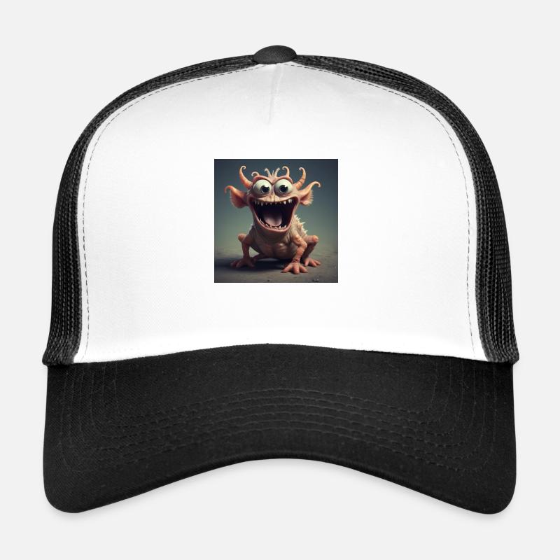 Cheerful Creature - Trucker Cap - white/black