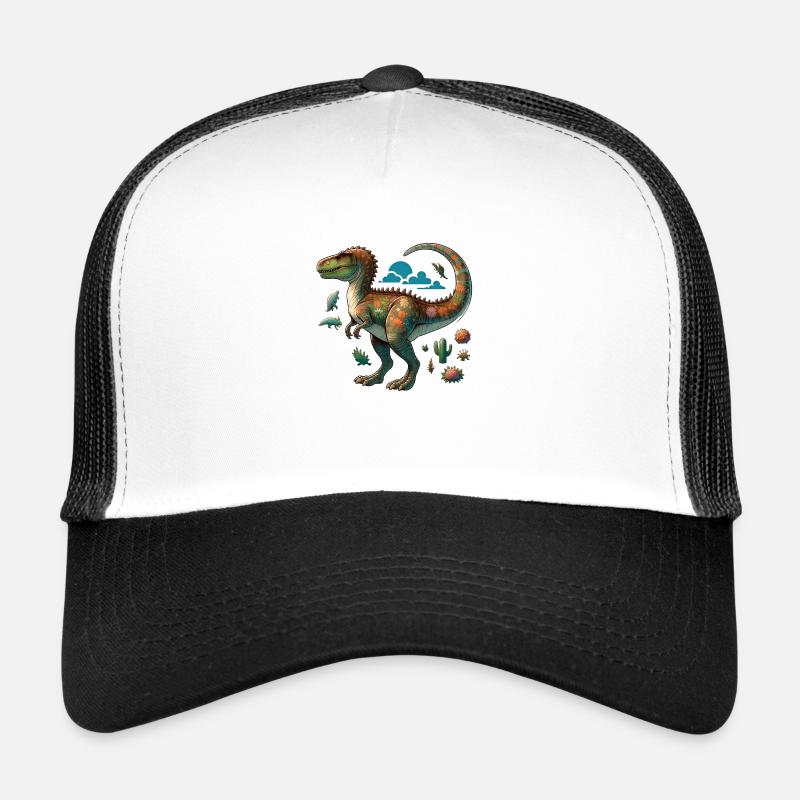T-Rex Dino Dinosaur Trucker Cap