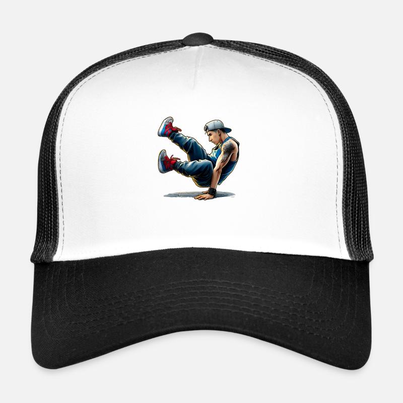 Spektakulärer Tanz - Breakdance Trucker Cap