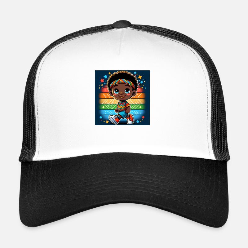 Freiheit - Trucker Cap - Weiß/Schwarz