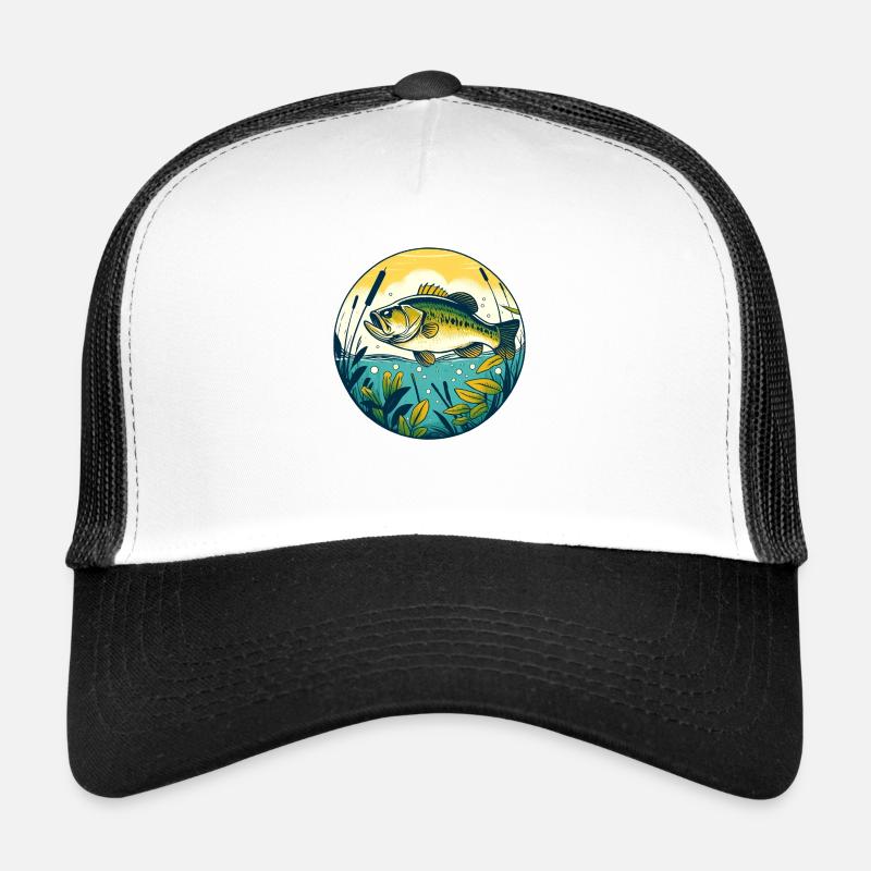 Achigan à grande bouche Casquette trucker 