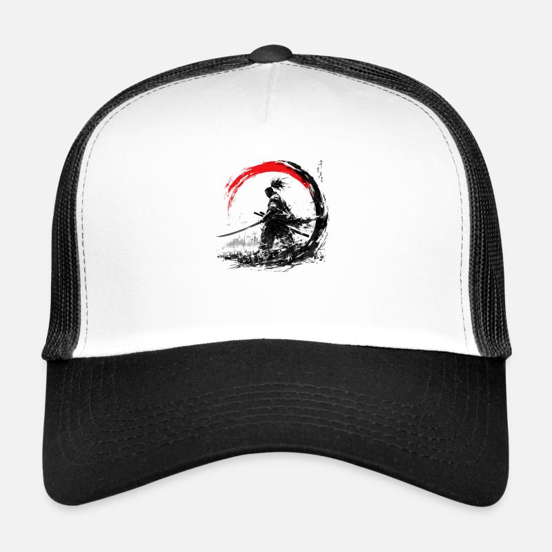 Samurai - Casquette trucker  - blanc/noir