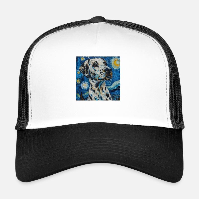 Dalmatiner - Trucker Cap - Weiß/Schwarz
