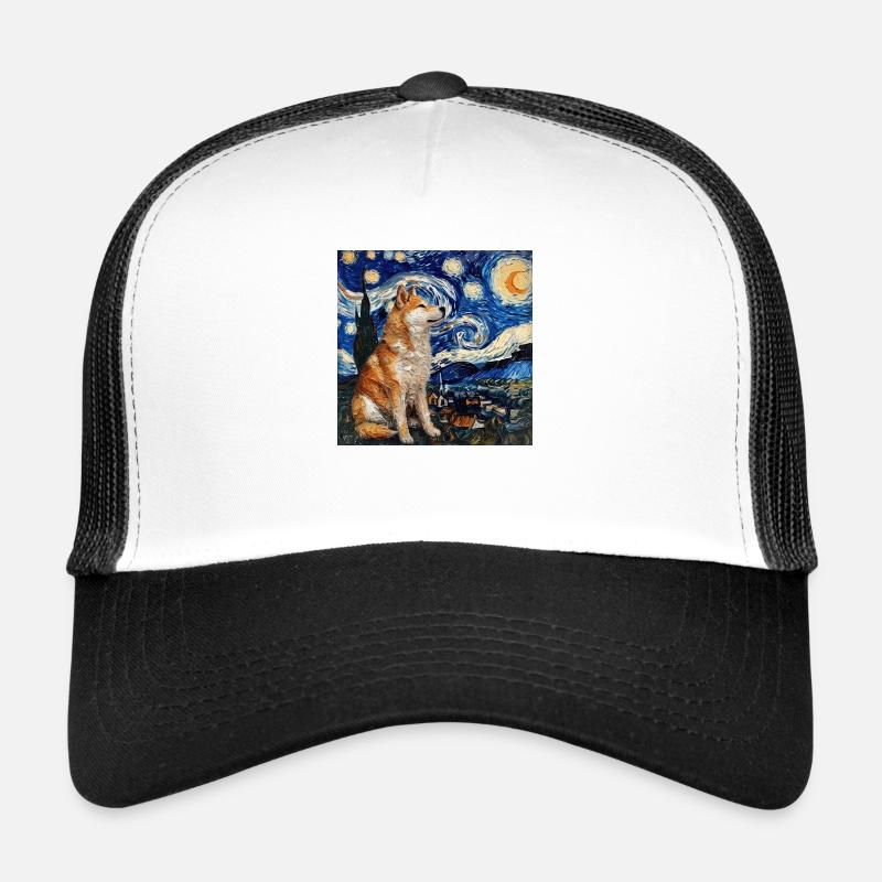 Akita Van Gogh Trucker Cap