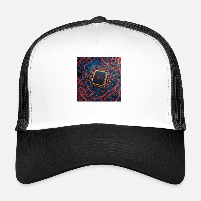 Micropuce rouge Casquette trucker 