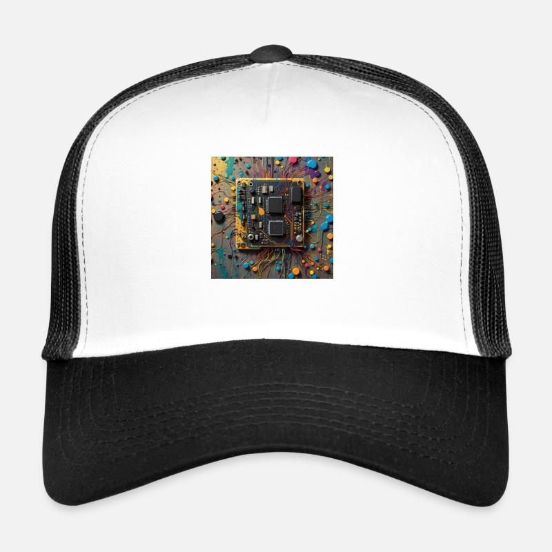 Micropuce colorée Casquette trucker 