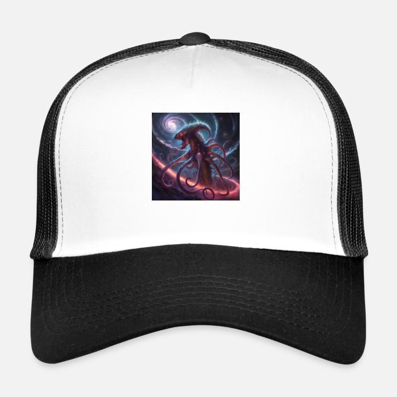 Quantenkreatur - Trucker Cap - Weiß/Schwarz