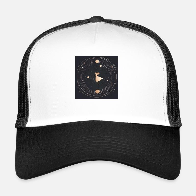 Love - Trucker Cap - Weiß/Schwarz