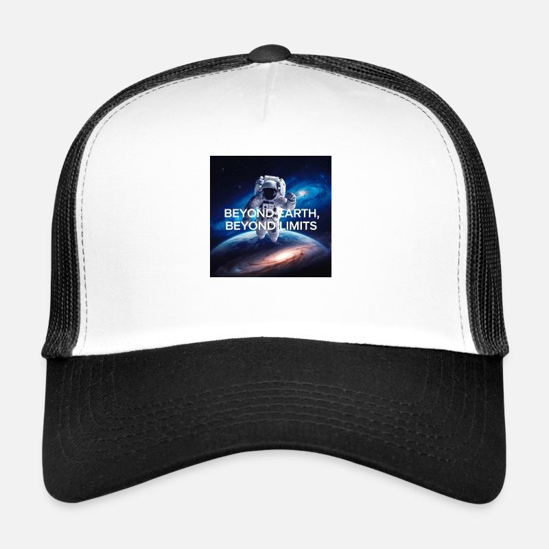 Beyond earth, beyond limits Trucker Cap