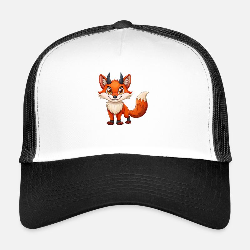Fuchsteufelswild - Trucker Cap - Weiß/Schwarz