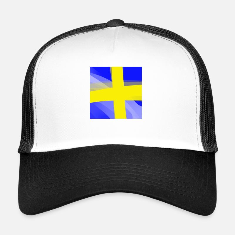 Schweden Flagge Trucker Cap