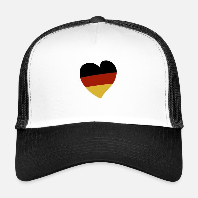 Deutschland Herz Trucker Cap