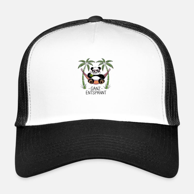 Panda - Complètement détendu Casquette trucker 