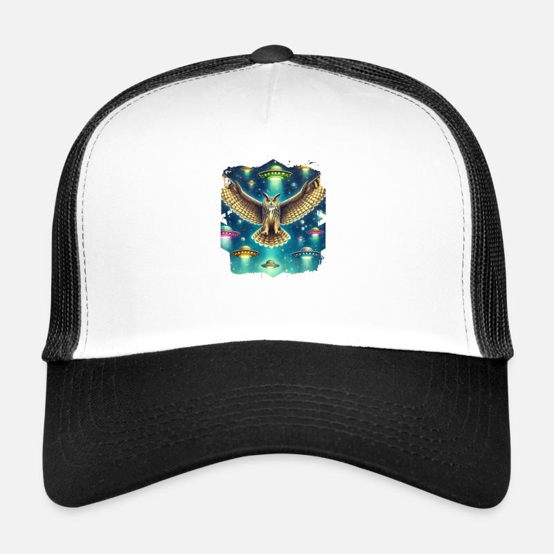 Mystical Owl UFO Encounter Trucker Cap