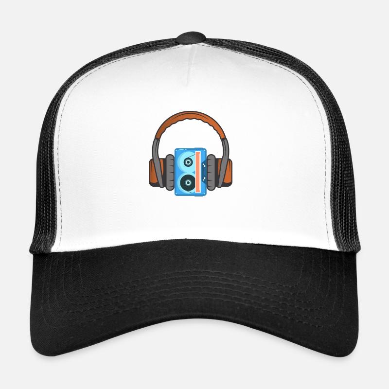 Casque et cassette audio Casquette trucker 