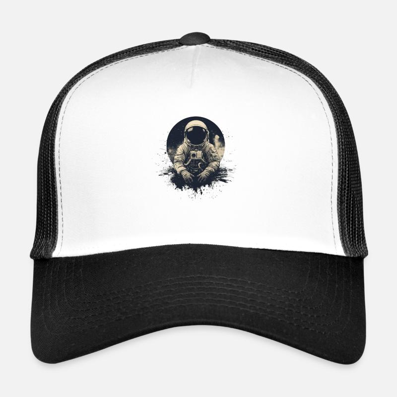 Astronaute sur la Lune Casquette trucker 