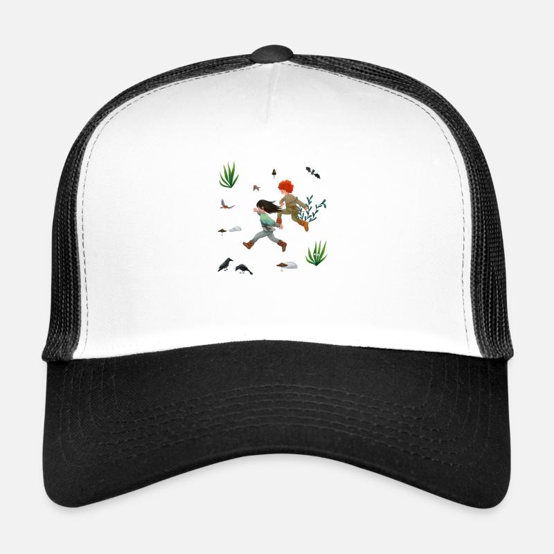 Die kleine Räubertochter - Trucker Cap - Weiß/Schwarz