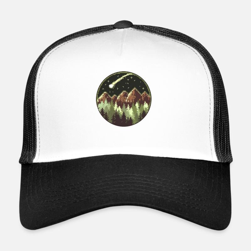 Pixel Forest Trucker Cap