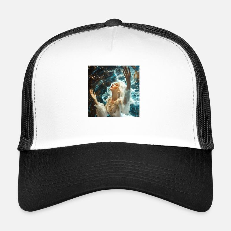 dragonqodeLULU - Trucker Cap - white/black