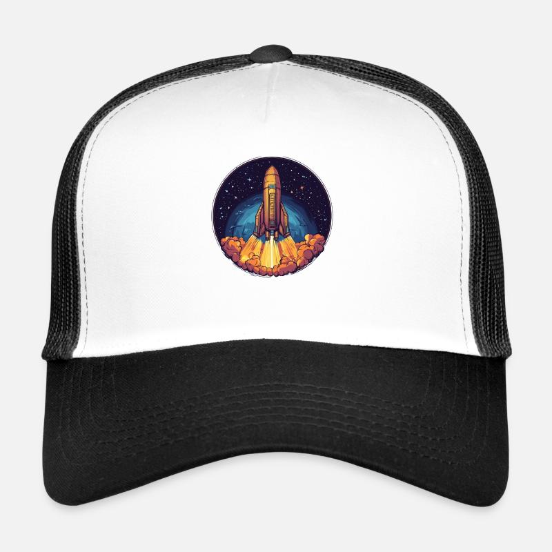 Launch into the unknown: The launch into space! Trucker Cap