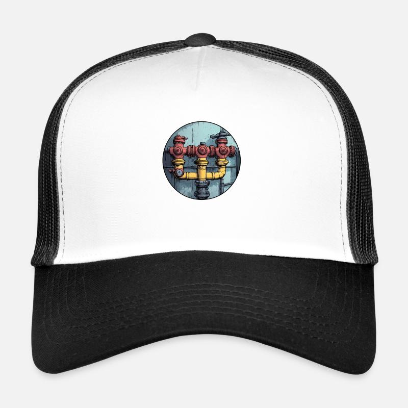 Industrielle Rohrkonstruktion Trucker Cap