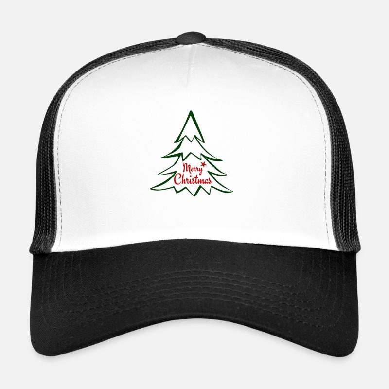 Étoile de sapin de Noël Casquette trucker 