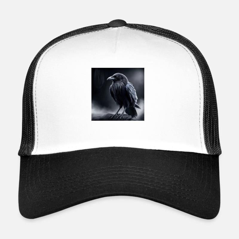 Raven 2 - Trucker Cap - Weiß/Schwarz