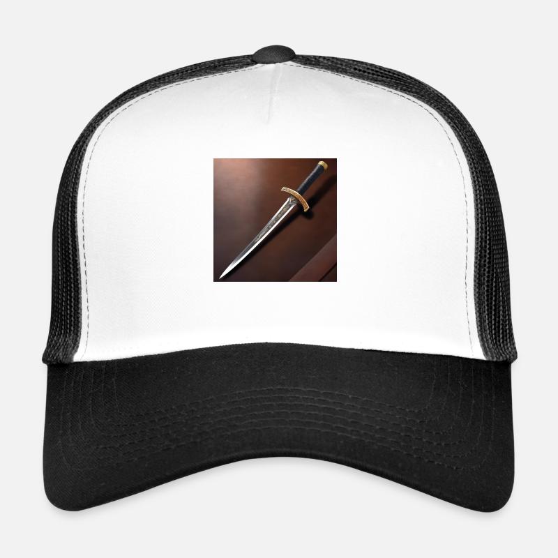 Samurai Sabre Poster Design Trucker Cap