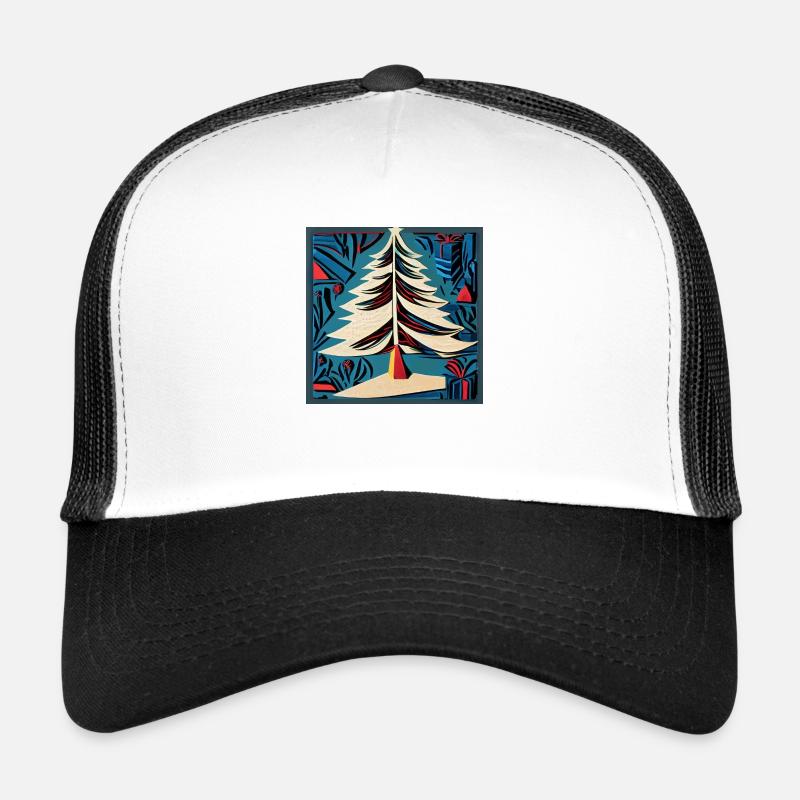 Christmas tree Trucker Cap