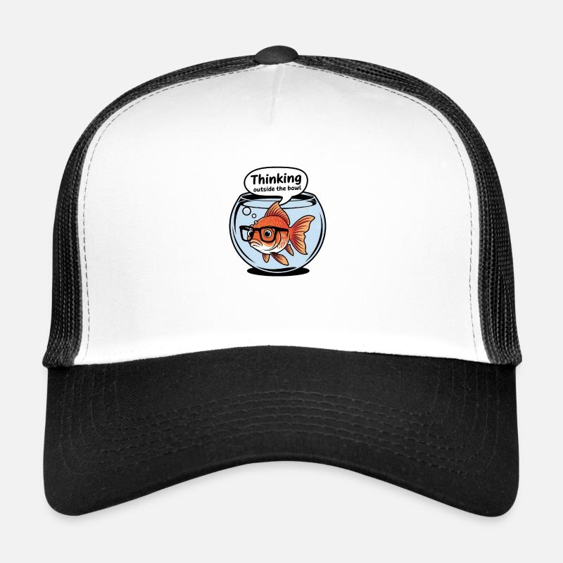Thinking outside the bowl - Trucker Cap - white/black