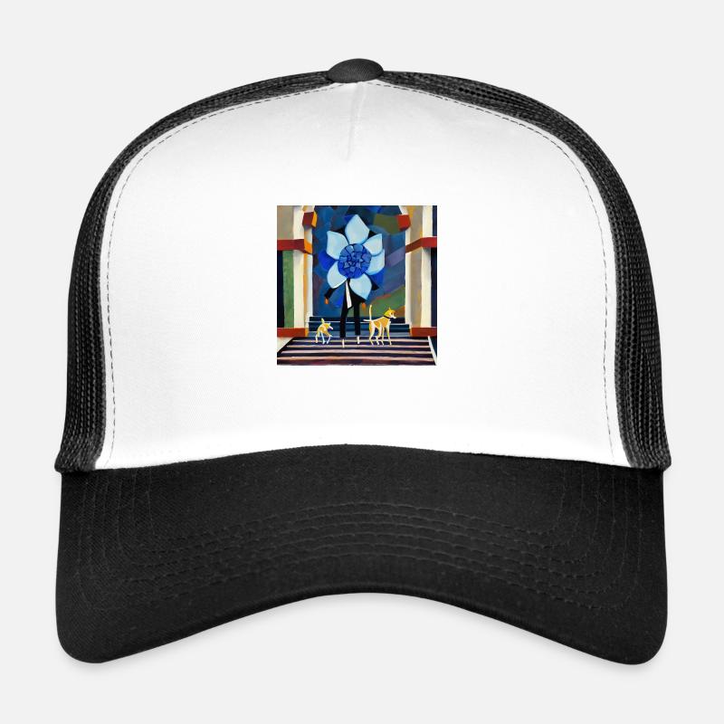Une fleur bleue dans ma tête Casquette trucker 