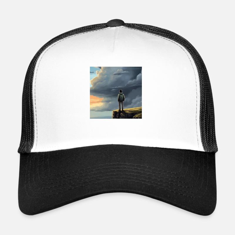 Randonneurs dans la nature Casquette trucker 