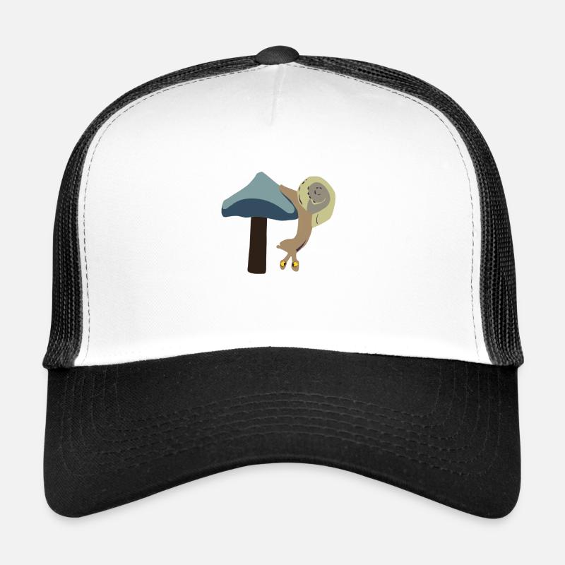 Snail upside down Trucker Cap