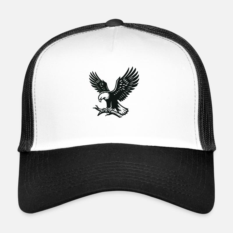 Aigle sur la branche Casquette trucker 