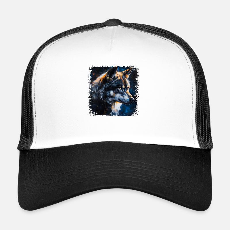 The wolf is often portrayed as a villain Trucker Cap