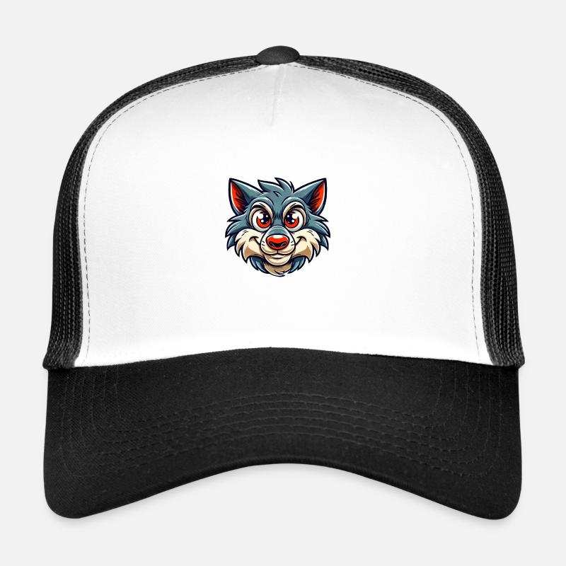 Wolf Comic Trucker Cap