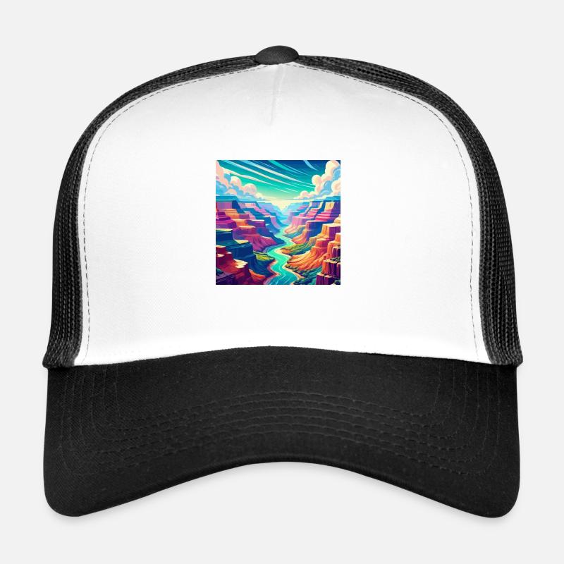 Canyon coloré Casquette trucker 
