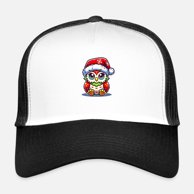 Hibou Noël Casquette trucker 