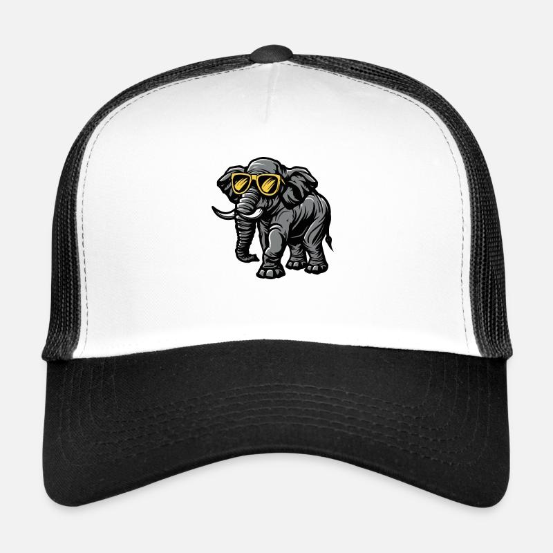 Éléphant Bande Dessinée Cool Casquette trucker 