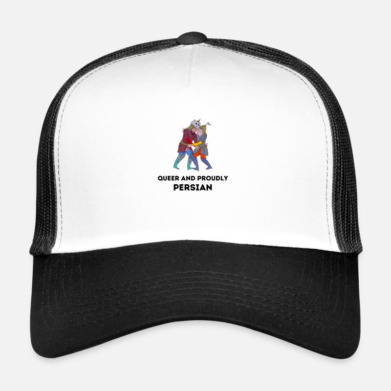 Queer - Iran - Trucker Cap - Weiß/Schwarz
