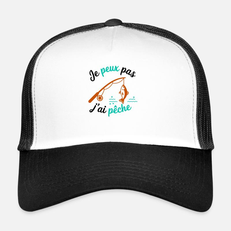 Je peux pas j ai Pêche bl Casquette trucker 